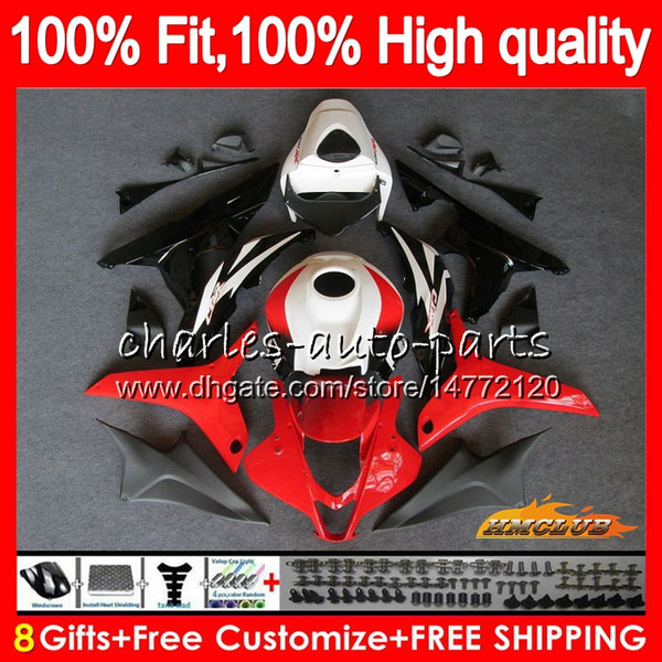 OEM Injection For HONDA CBR600 factory red CBR 600 RR CC 600RR 2007 2008 67NO.96 CBR600RR CBR600F5 600F5 600CC F5 07 08 Fairing 100% Fit