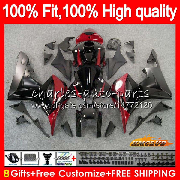 OEM Injection For HONDA CBR600 CBR 600 RR CC 600RR 2007 2008 67NO.84 CBR600RR CBR600F5 600F5 600CC F5 07 08 Fairing 100% Fit red factory