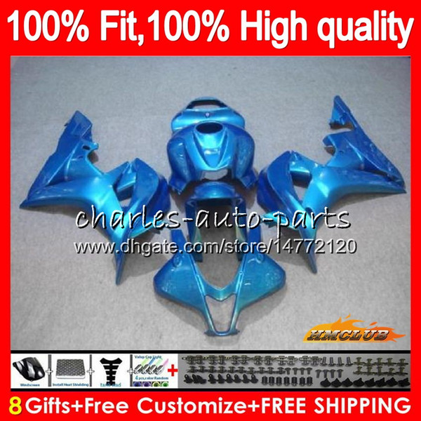 OEM Injection For HONDA CBR600 light blue CBR 600 RR CC 600RR 2007 2008 67NO.119 CBR600RR CBR600F5 600F5 600CC F5 07 08 Fairing 100% Fit