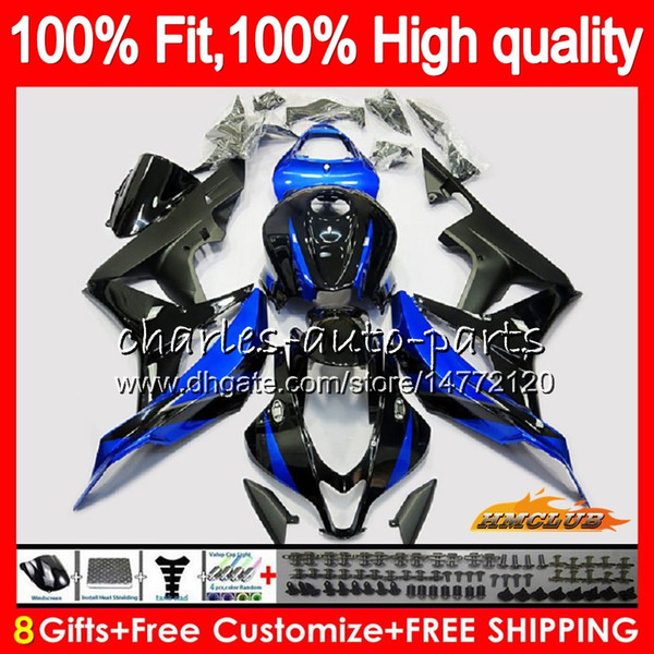 Injection For HONDA CBR600RR CBR600 CBR 600 RR CC 2007 08 67NO.157 100%Fit blue glossy CBR600F5 600RR CBR 600F5 600CC F5 07 2008 Fairings