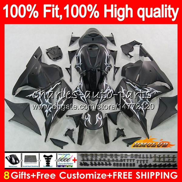 100% Fit Injection For HONDA CBR600 CBR 600 RR CC 600RR 600F5 67NO.61 CBR600F5 CBR600RR 600CC F5 07 08 2007 2008 OEM Fairings flat flames