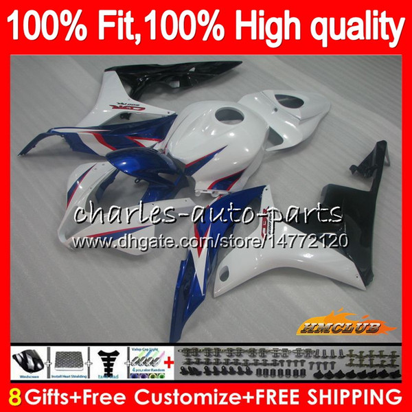 100% Fit Injection For HONDA factory blue CBR600 CBR 600 RR CC 600RR 600F5 67NO.73 CBR600F5 CBR600RR 600CC F5 07 08 2007 2008 OEM Fairings