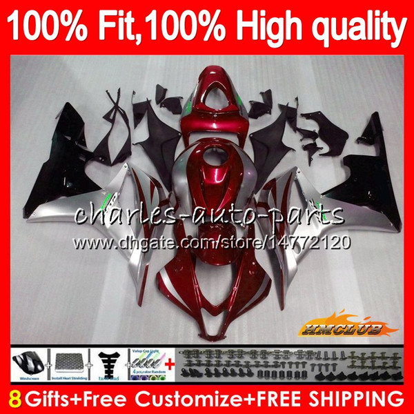 Injection For HONDA CBR600RR CBR600 Metal red new CBR 600 RR CC 2007 08 67NO.134 100%Fit CBR600F5 600RR CBR 600F5 600CC F5 07 2008 Fairings