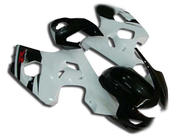 Black white faring kit for SUZUKI GSXR600 GSXR750 04 05 K4 aftermarket GSX-R600/750 2004 2005 fairings set DU80