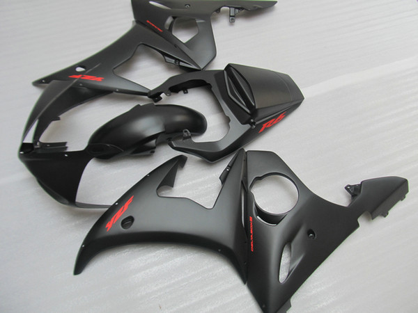 Motorcycle fairing kit for Yamaha YZF R6 03 04 05 matte black fairings set YZF R6 2003-2005 OT05