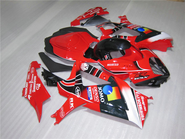 New hot moto parts fairing kit for Suzuki GSXR1000 2007 2008 red black fairings set GSXR1000 07 08 OT57