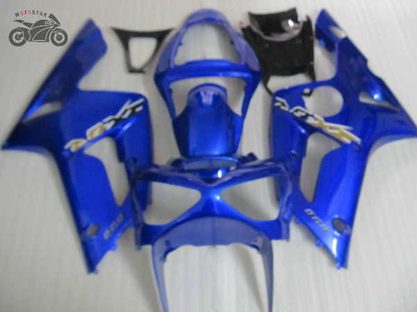 Chinese Injection fairings kit for Kawasaki Ninja ZX6R 2003 2004 ZX636 03 04 ZX-6R 636 blue motorcycle body repair fairing bodywork