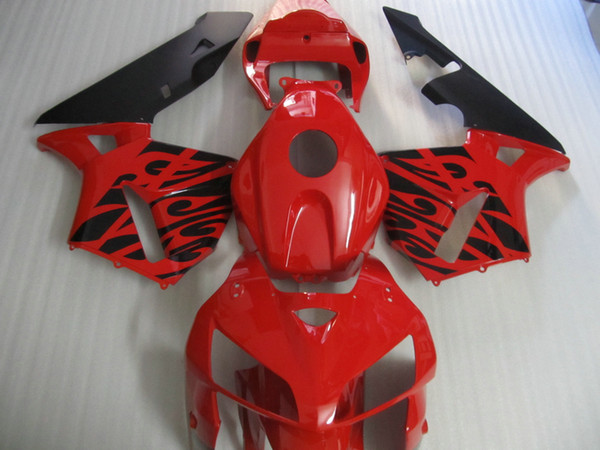 Injection molded fairing kit for Honda CBR600RR 05 06 red black fairings set CBR600RR 2005 2006 OT07