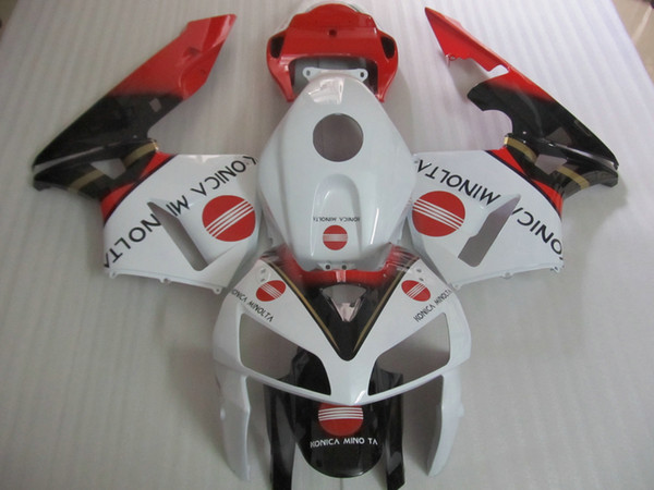 Injection molded top selling fairing kit for Honda CBR600RR 05 06 white red fairings set CBR600RR 2005 2006 OT16