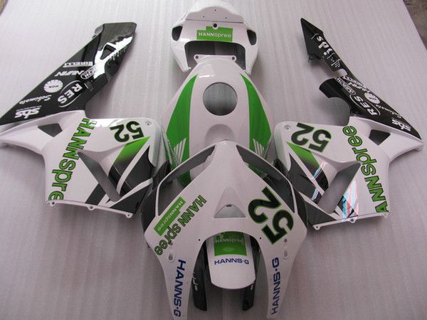 Injection molding high quality fairing kit for Honda CBR600RR 05 06 white black green fairings set CBR600RR 2005 2006 OT05