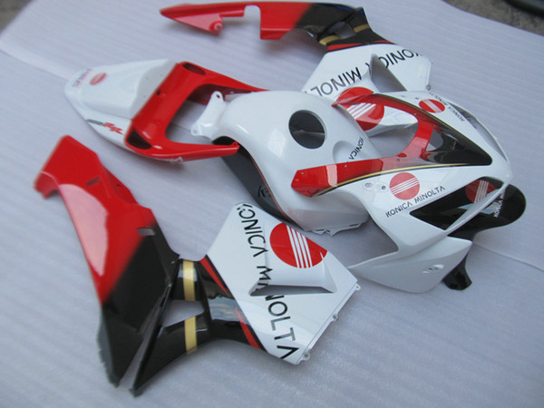 Injection mold free customize fairing kit for Honda CBR600RR 05 06 white red fairings set CBR600RR 2005 2006 OT19