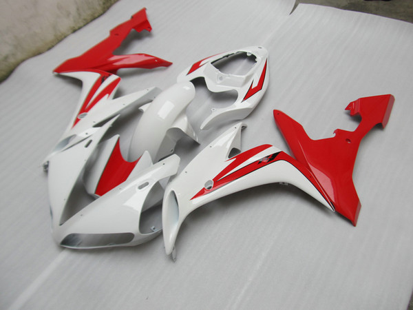 Injection mold fairing kit for Yamaha YZFR1 2004 2005 2006 white red fairings set YZF R1 04 05 06 OT01