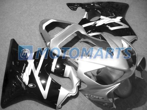 Black silver Injection fairing kit for HONDA CBR 600 CBR600 f4i CBR600F4i 01 02 03 2001 2002 2003