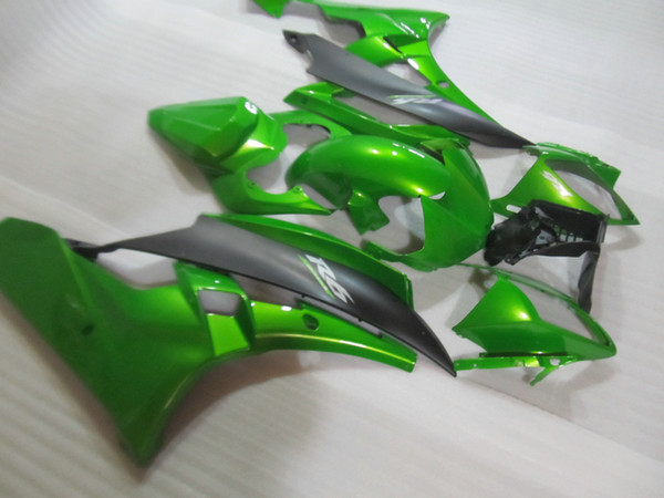 Injection mold 100% fit for Yamaha YZF R6 2006 2007 green black fairings set YZFR6 06 07 OT19