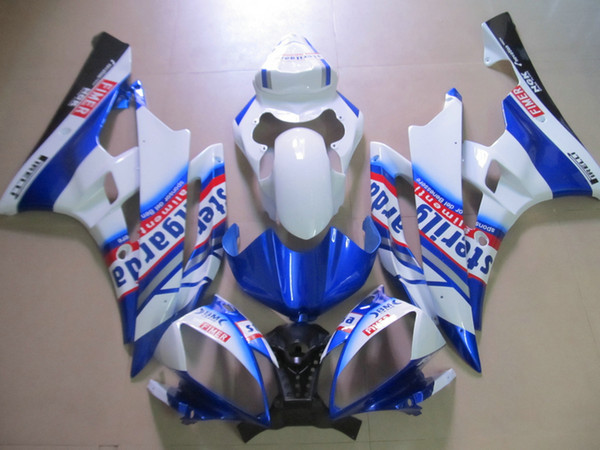 Injection molding bodywork fairing kit for Yamaha YZF R6 2006 2007 blue black fairings set YZFR6 06 07 OT14