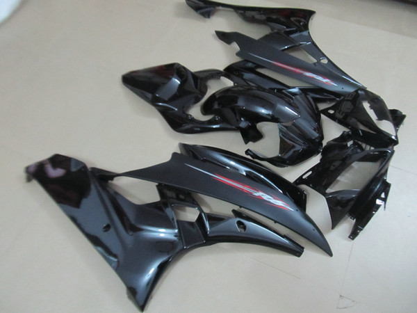 Injection molding hot sale fairing kit for Yamaha YZF R6 2006 2007 black fairings set YZFR6 06 07 OT12