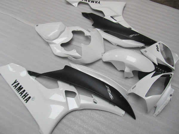 Injection molding fairing kit for Yamaha YZF R6 2006 2007 white black fairings set YZFR6 06 07 OT07