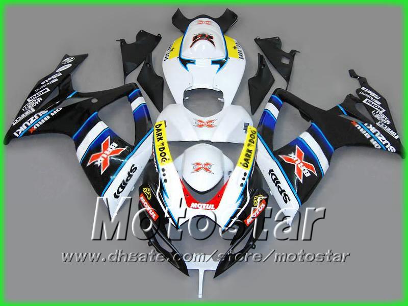 BRUX Bodywork injeciton fairing kit FOR 2006 2007 GSXR 600 750 K6 GSXR600 GSXR750 06 07 R600 R750