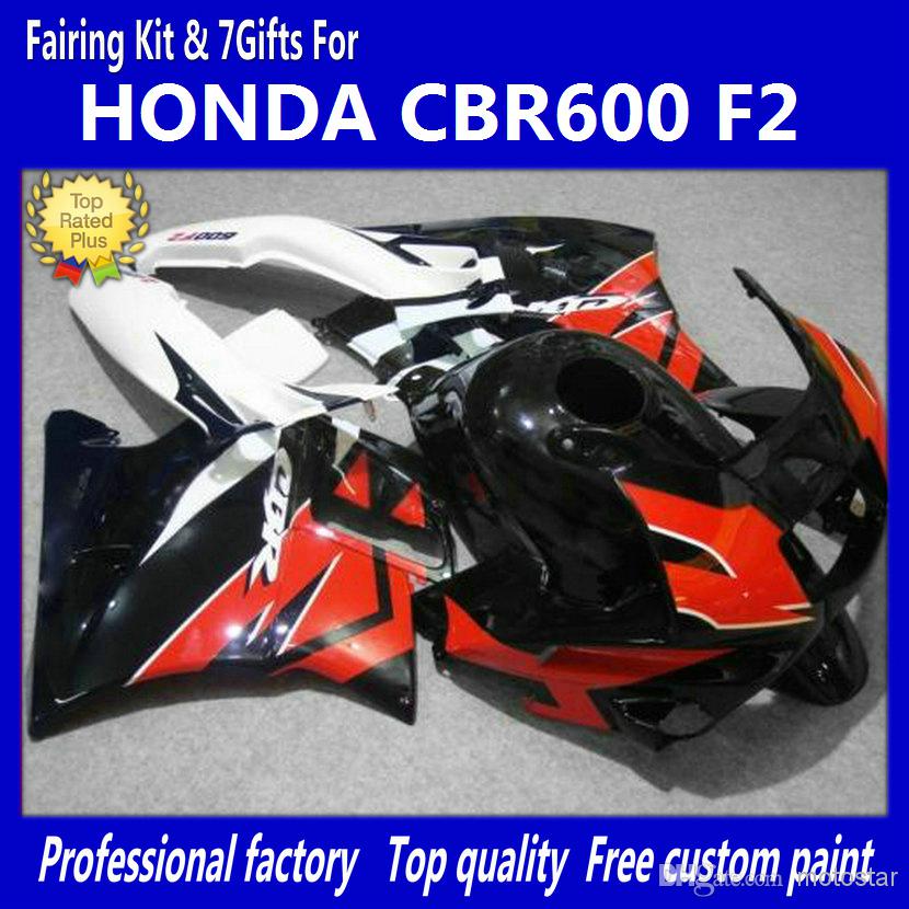 7 Gifts Red ABS Fairing for SUZUKI CBR600 F2 1991 1992 1993 1994 CBR600F2 91 92 93 94 CBR F2 fairings #H2122