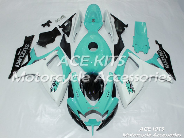 ACE Motorcycle Fairings For SUZUKI GSXR600 R750 K6 2006-2007 Compression or Injection Bodywork Black No.94