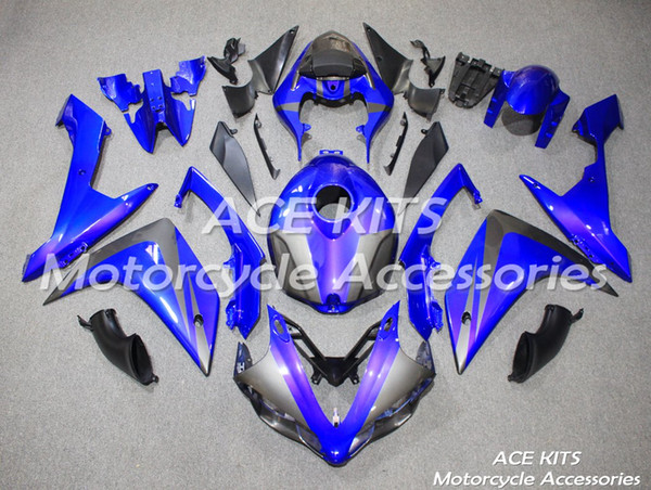 ACE Motorcycle Fairings For YAMAHA YZF R1 2007 2008 Compression or Injection Bodywork wondrous blue No.1131