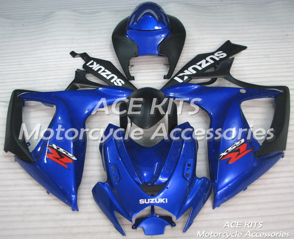 ACE Motorcycle Fairings For SUZUKI GSXR600 R750 K6 2006-2007 Compression or Injection Bodywork Blue No.119