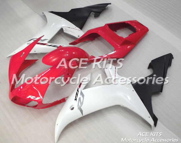 ACE Motorcycle Fairings For YAMAHA YZF R1 2002 2003 Compression or Injection Bodywork sensational red black white No.1063