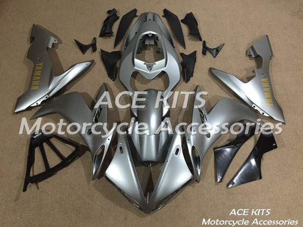 ACE Motorcycle Fairings For YAMAHA YZF R1 2004 2005 2006 Compression or Injection Bodywork shocking silver No.1081