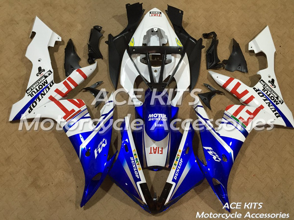 ACE Motorcycle Fairings For YAMAHA YZF R1 2004 2005 2006 Compression or Injection Bodywork stunning blue and white No.1075