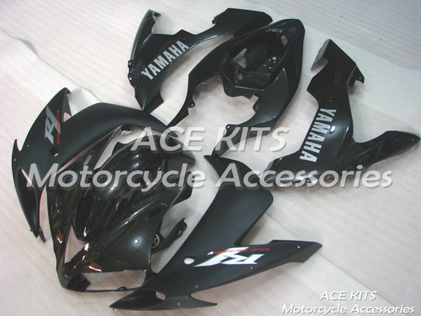 ACE Motorcycle Fairings For YAMAHA YZF R1 2004 2005 2006 Compression or Injection Bodywork shocking black No.1093