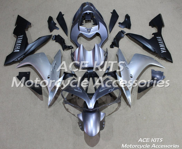 ACE Motorcycle Fairings For YAMAHA YZF R1 2004 2005 2006 Compression or Injection Bodywork stunning silver and black No.1076