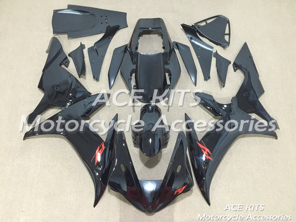 ACE Motorcycle Fairings For YAMAHA YZF R1 2002 2003 Compression or Injection Bodywork astonishing black No.1054