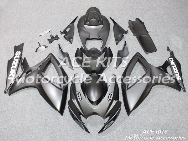 ACE KITS Motorcycle fairing For SUZUKI GSXR600 GSXR750 2006 2007 Injection or Compression Bodywork Tiffany Silver Gray NO.V78