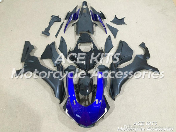 ACE KITS Motorcycle fairing For YAMAHA YZF R1 2015-2016 Injection or Compression Bodywork astonishing black blue NO.2222