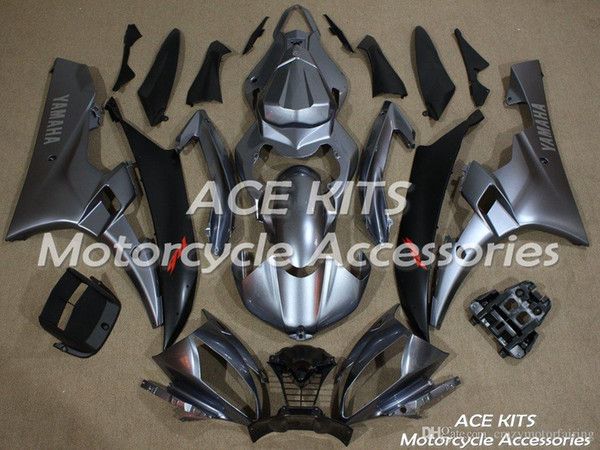 ACE KITS Motorcycle fairing For YAMAHA YZF R6 2006-2007 Injection or Compression Bodywork shocking silver NO.2254