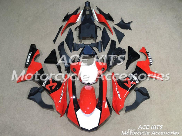 ACE KITS Motorcycle fairing For YAMAHA YZF R1 2015-2016 Injection or Compression Bodywork astonishing black red white NO.2216