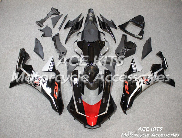 ACE KITS Motorcycle fairing For YAMAHA YZF R1 2015-2016 Injection or Compression Bodywork astonishing black NO.2241