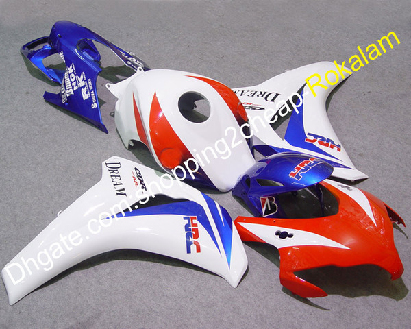 For Honda CBR1000RR CBR1000 CBR 1000 RR 1000RR Fireblade 2008 2009 2010 2011 Black White Blue Fairing Set (Injection molding)