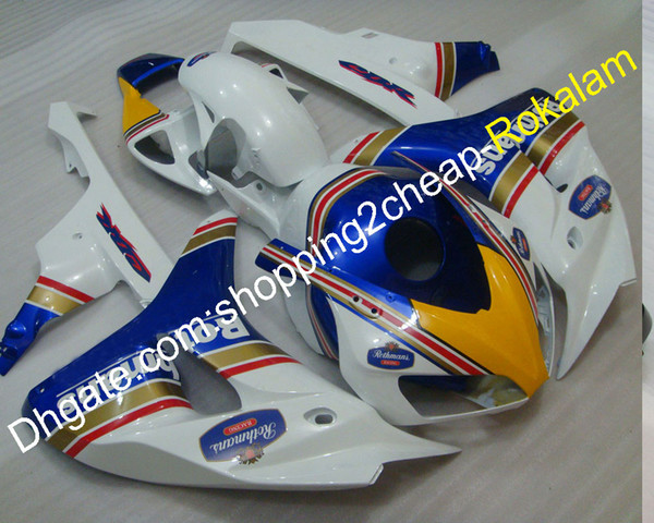 Motorcycles For Honda CBR 1000 2006 2007 CBR1000RR 06 07 CBR1000 RR Motorbike Bodywork Blue White Yellow Fairing Fit (Injection molding)