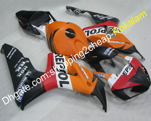 Fairing Fit For Honda CBR1000RR 1000RR CBR1000 06 07 2006 2007 Red Black White Orange Motorcycle Aftermarket Kit (Injection molding)