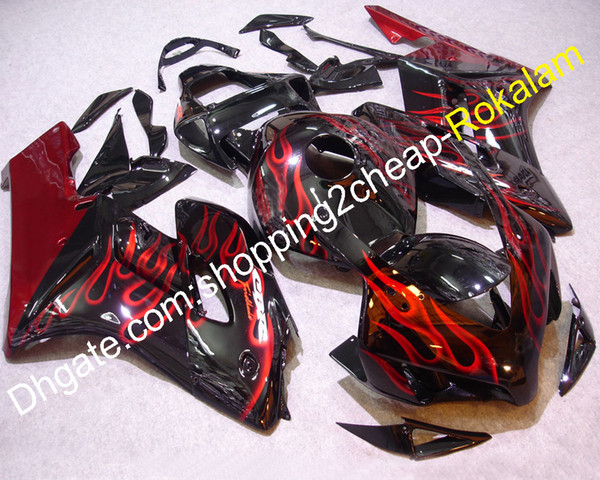 CBR1000 RR 2004 2005 Bodywork Kit For Honda CBR1000RR 04 05 1000RR Red Flame Sports MotorBike Motorcycle Fairing (Injection molding)