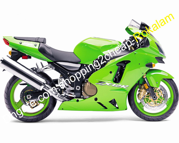 Fairing Ninja ZX12R 2002 2003 2004 For Kawasaki ZX-12R 02 03 04 ZX 12R Green ABS Plastic Motorcycle Kit (Injection molding)