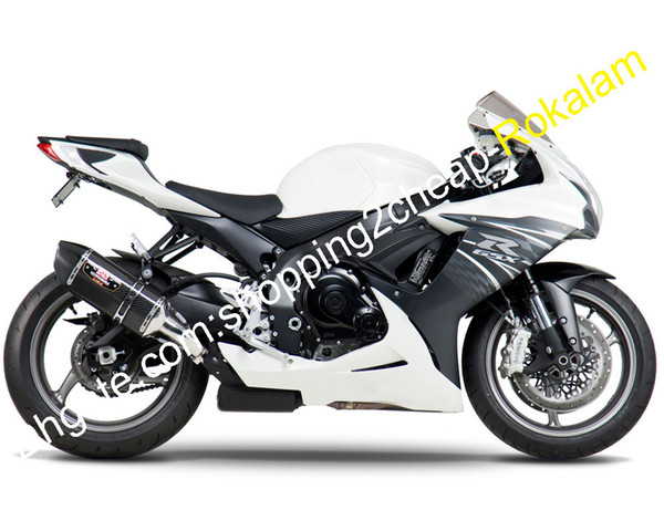 GSXR 600 750 Fairing For Suzuki K11 GSXR600 GSXR750 2011 2012 2013 2014 2015 2016 Motorbike Bodywork White Fairings (Injection molding)