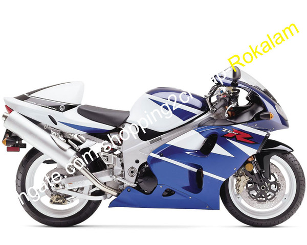 For Suzuki TL1000R TL1000 R TL 1000R 1000 R Blue White Fairing Aftermarket Kit 1998 1999 2000 2001 2000 2003 (Injection molding)