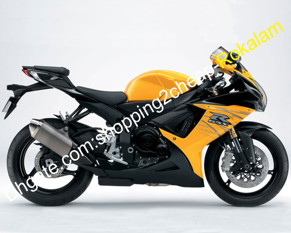 For Suzuki GSXR600 GSXR750 K11 GSX-R600 750 Cowl 2011 2012 2013 2014 2015 2016 Yellow Black ABS Fairing Kit (Injection molding)