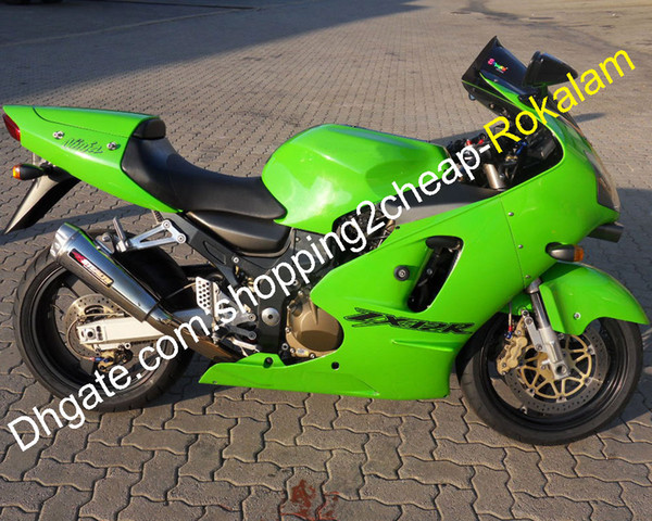 ZX12R Complete Set Fairing For Kawasaki Ninja ZX-12R 00 01 ZX 12R 2000 2001 Popular Green ABS Bodywork Cowling Kits (Injection molding)