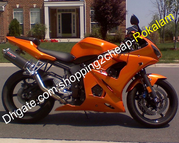 Orange Fairing Kit For Yamaha YZF-R6 YZFR6 03 04 YZF R6 YZF600 Sportbike Bodywork Cowling (Injection molding)