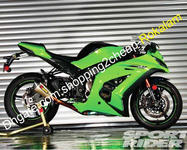 For Kawasaki Fairing Kit Ninja ZX10R ZX 10R ZX-10R 2011 2012 2013 2014 2015 Motorbike Bodywork Parts Green (Injection molding)