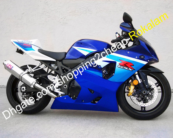 For Suzuki GSXR600 GSXR750 K4 04 05 GSXR GSX-R 600 750 2004 2005 Street Motorbike Blue Fairing Kit (Injection molding)