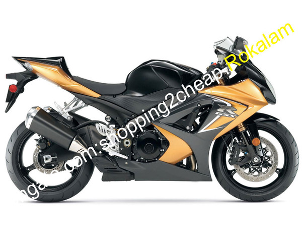 Racing Motocycle For Suzuki Cowling GSX-R1000 07 08 GSXR1000 2007 2008 K7 Fairing Yellow Black (Injection molding)